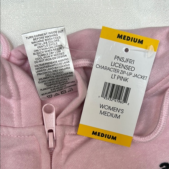 Snoopy embroidered & patch designs zip up jacket with hood NWT! Size M - Picture 13 of 16